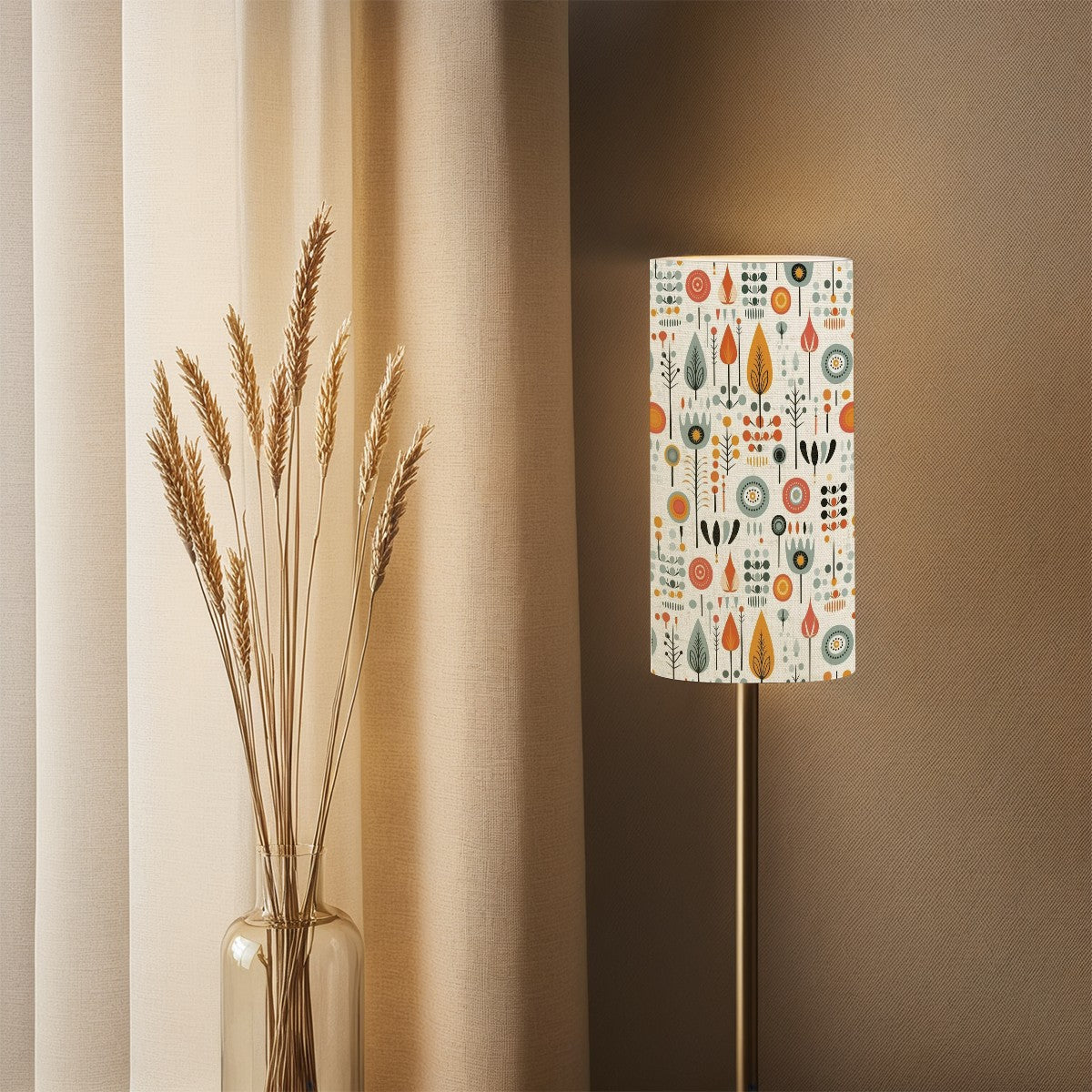 Modern Danish Scandinavian Designed Lamp Shade Only For Slim Floor Lamps - Mid Century Modern Gal