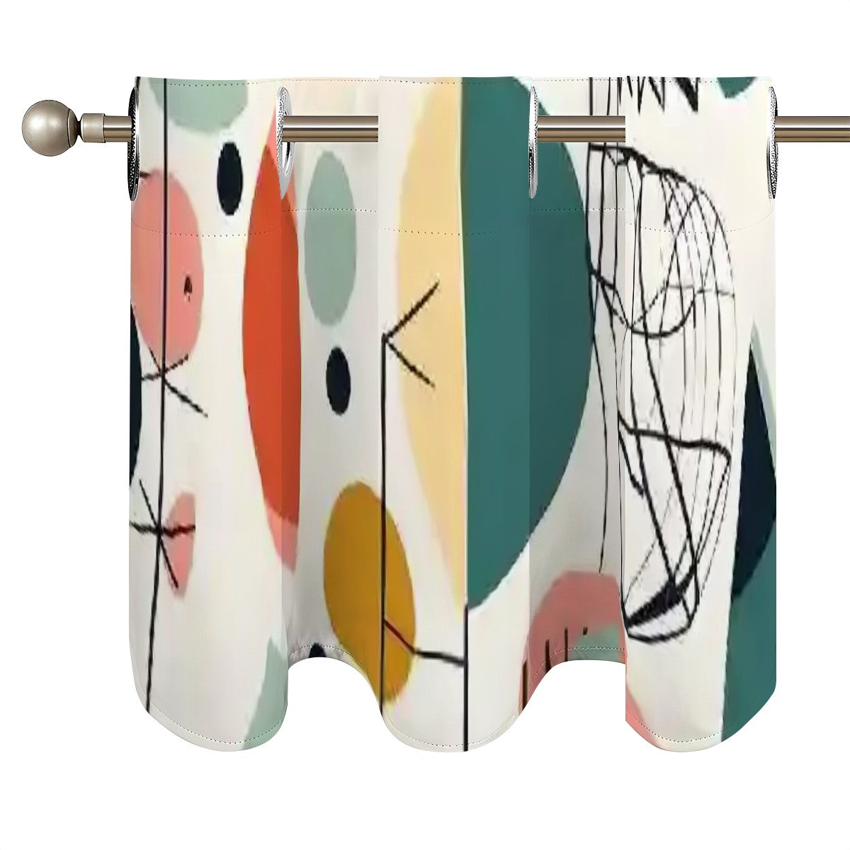 Valance Curtains - Mid Century Modern Gal