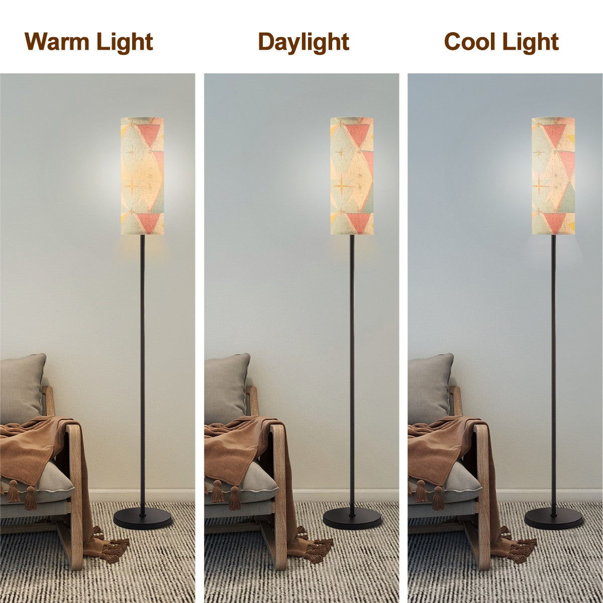 Franciscan Starbursts Mid Century Modern Vintage 50s Designed Slim Mod Floor Lamp - Mid Century Modern Gal