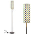 Mid Century Modern Slim Floor Lamp Atomic Diamond, Sage, Blue Aqua Mod Lamp - Mid Century Modern Gal
