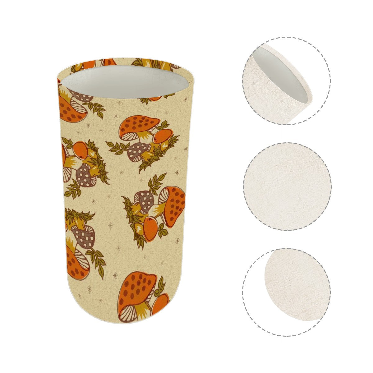 Merry Mushroom Groovy 70s Lamp Shade ONLY For Slim Floor Lamp - Mid Century Modern Gal