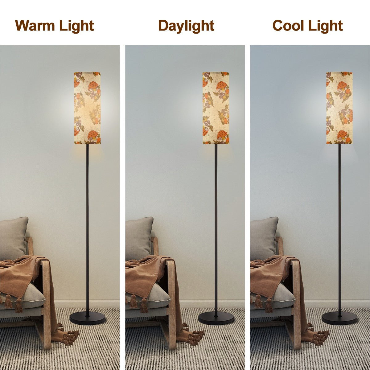 Merry Mushroom Groovy Mod 70s Floor Lamp - Mid Century Modern Gal