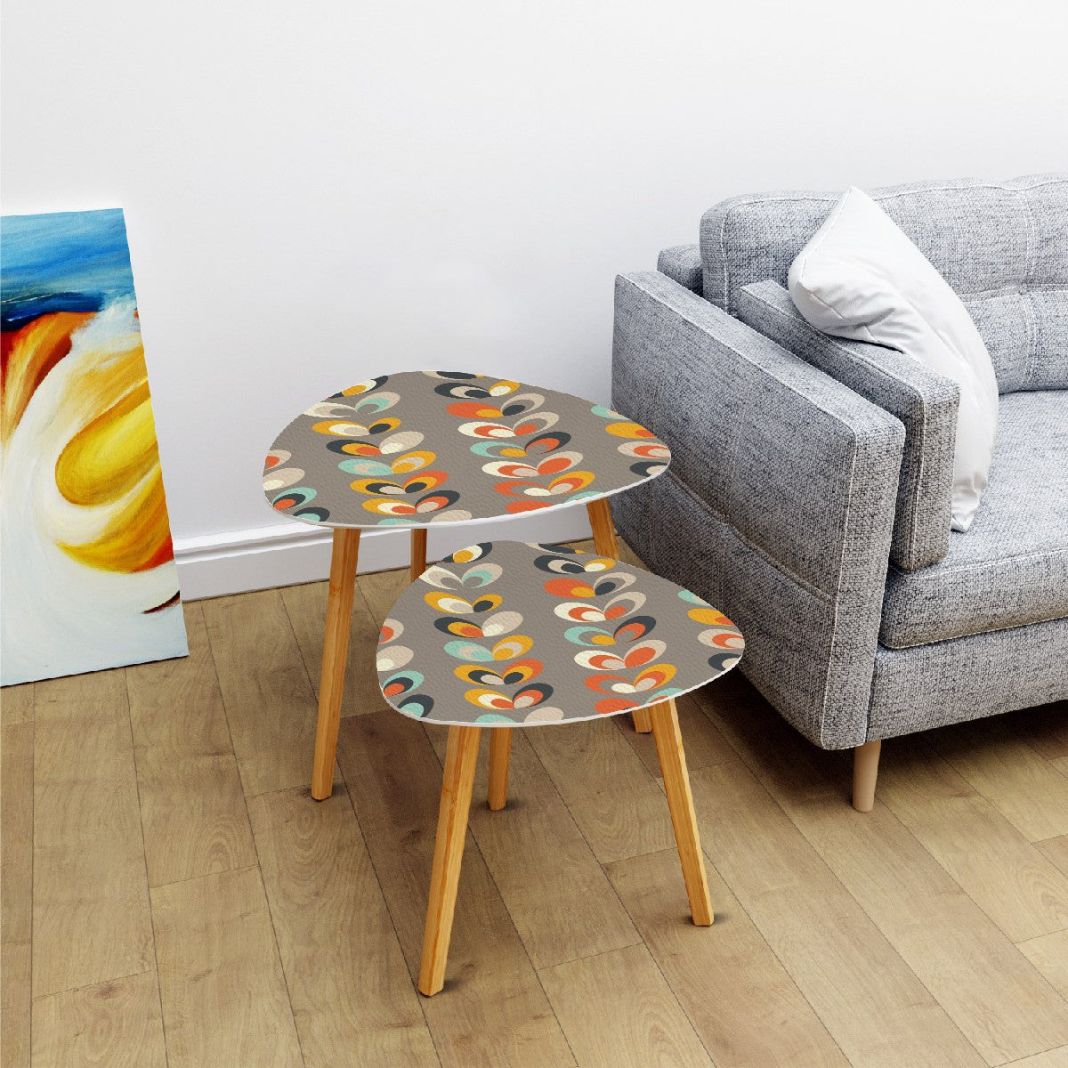 Mid Century Modern Scandinavian Designed Modern Danish Nesting Tables - Mid Century Modern Gal