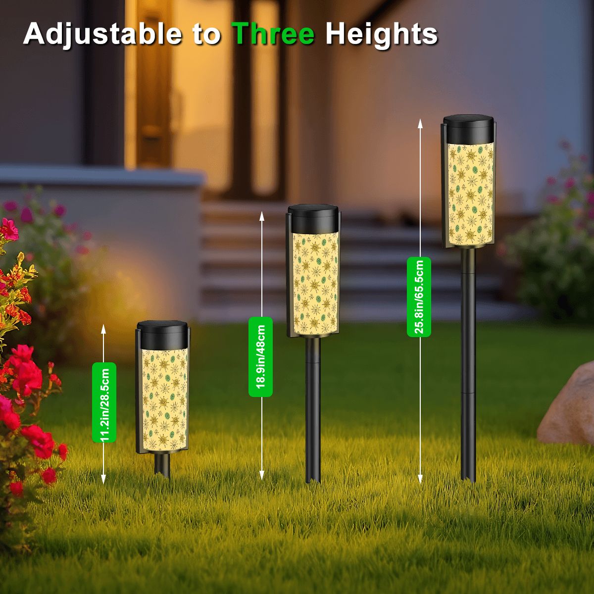 Mid Mod Retro Franciscan 50s Atomic Starburst Mod Outdoor Solar Lights - Mid Century Modern Gal