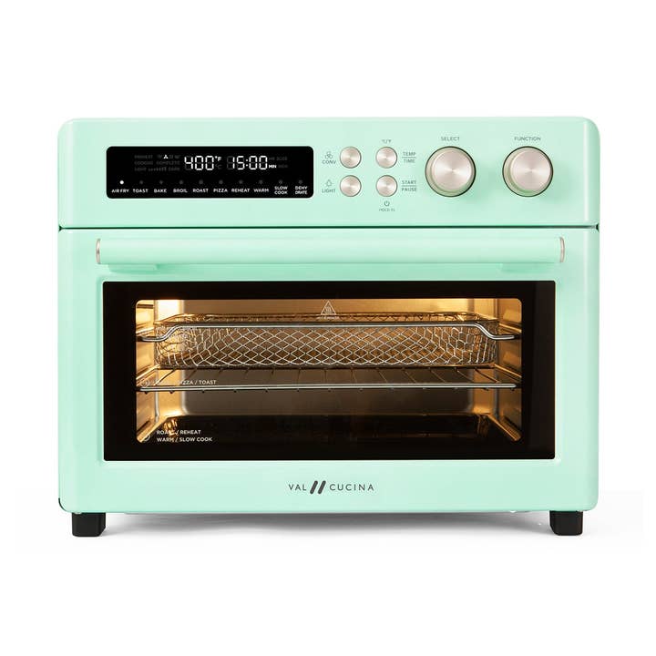 Wholesale VAL CUCINA Extra Large Air Fryer Toaster Oven -Mint Green