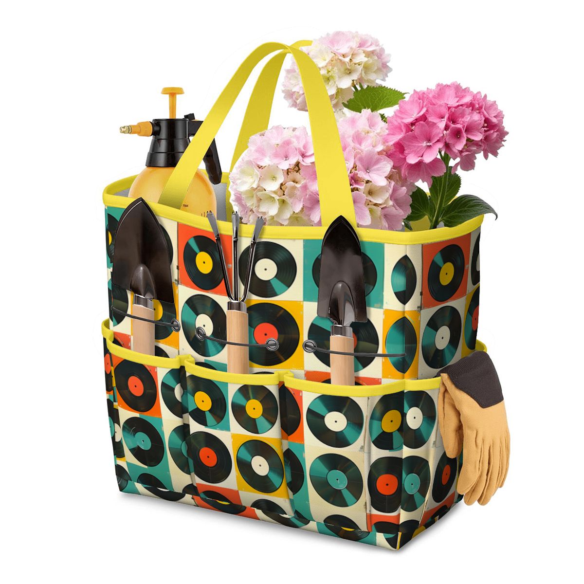 Retro Records, Groovy Mod Garden Tool Bag - Mid Century Modern Gal