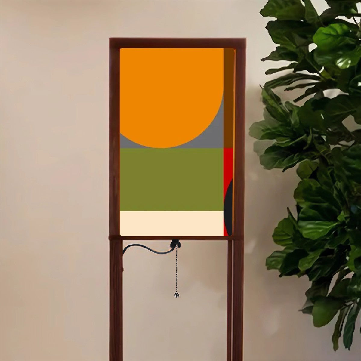 Mid Century Modern Geometric Mod Floor Lamp With Shelves - Mid Century Modern Gal