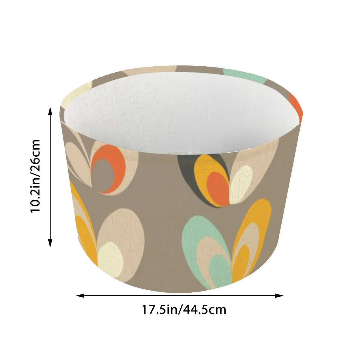 Scandinavian Designed Lamp Shade with Ring (Made in USA) - Mid Century Modern Gal