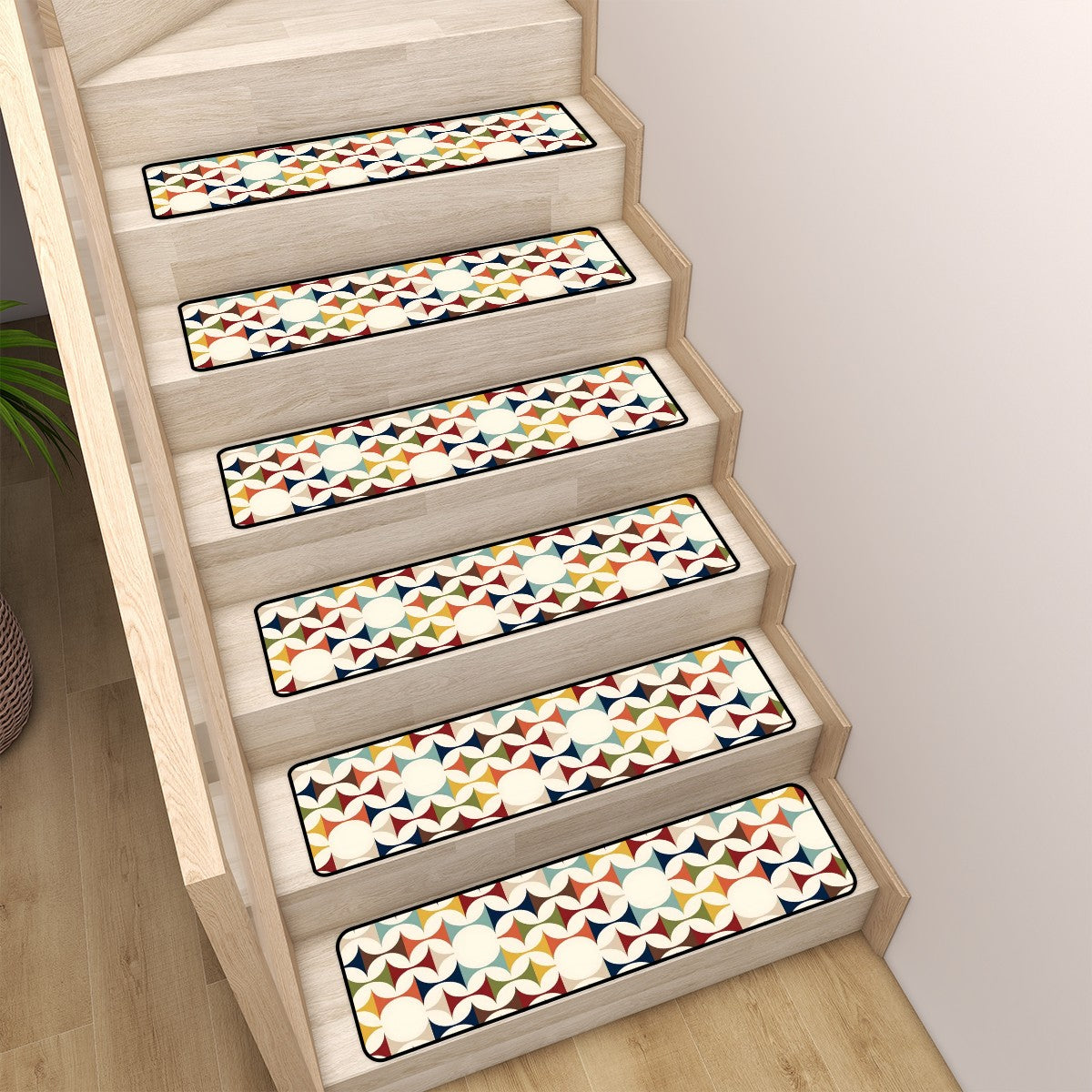 Modern Scandinavian Designed Mid Century Modern Non Slip Carpet for Stairs Treads - Mid Century Modern Gal