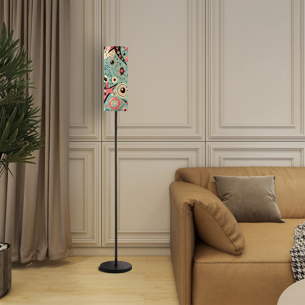 Atomic Cat Space Lamp, Mid Century Modern Floor Lamp - Mid Century Modern Gal