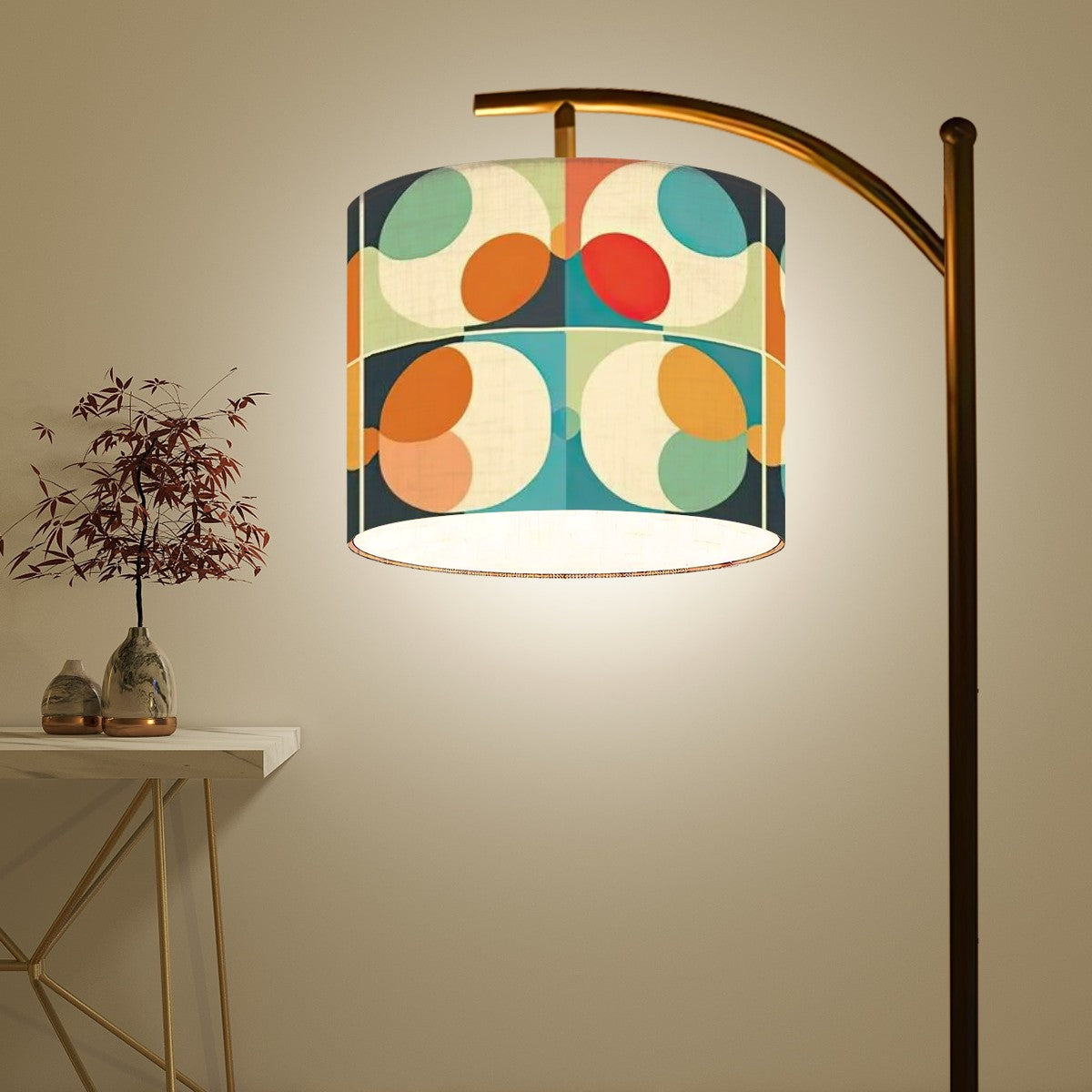 Mid Century Modern Groovy Orbs Lamp Shade ONLY - Mid Century Modern Gal