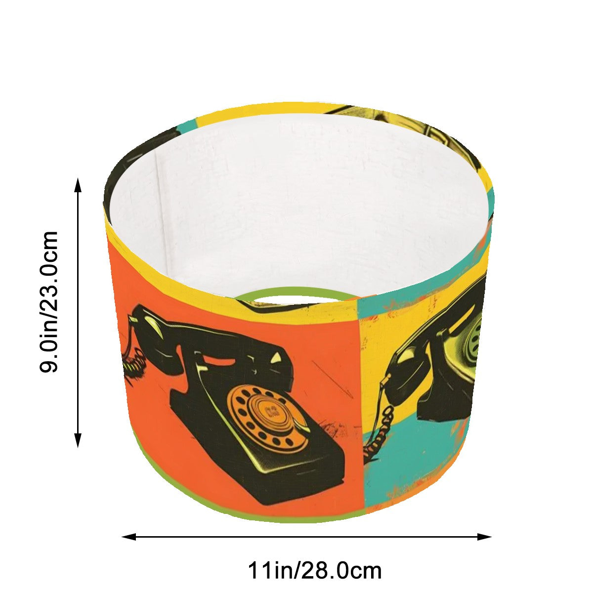 Mod 60s Retro Telephone Lamp Shade ONLY - Mid Century Modern Gal