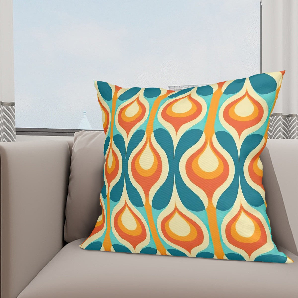 Mid Century Modern Groovy Mod Pillow COVERS - Mid Century Modern Gal
