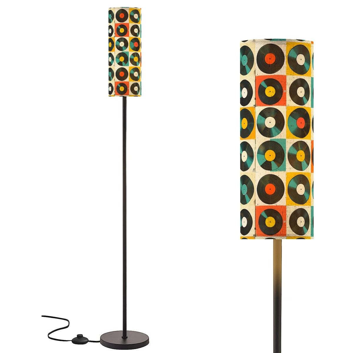 Retro Records Groovy Mod MCM Floor Lamp Modern - Mid Century Modern Gal