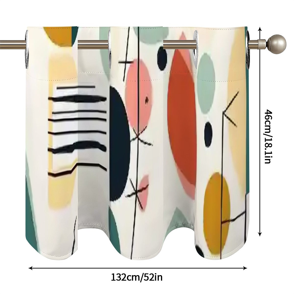 Valance Curtains - Mid Century Modern Gal