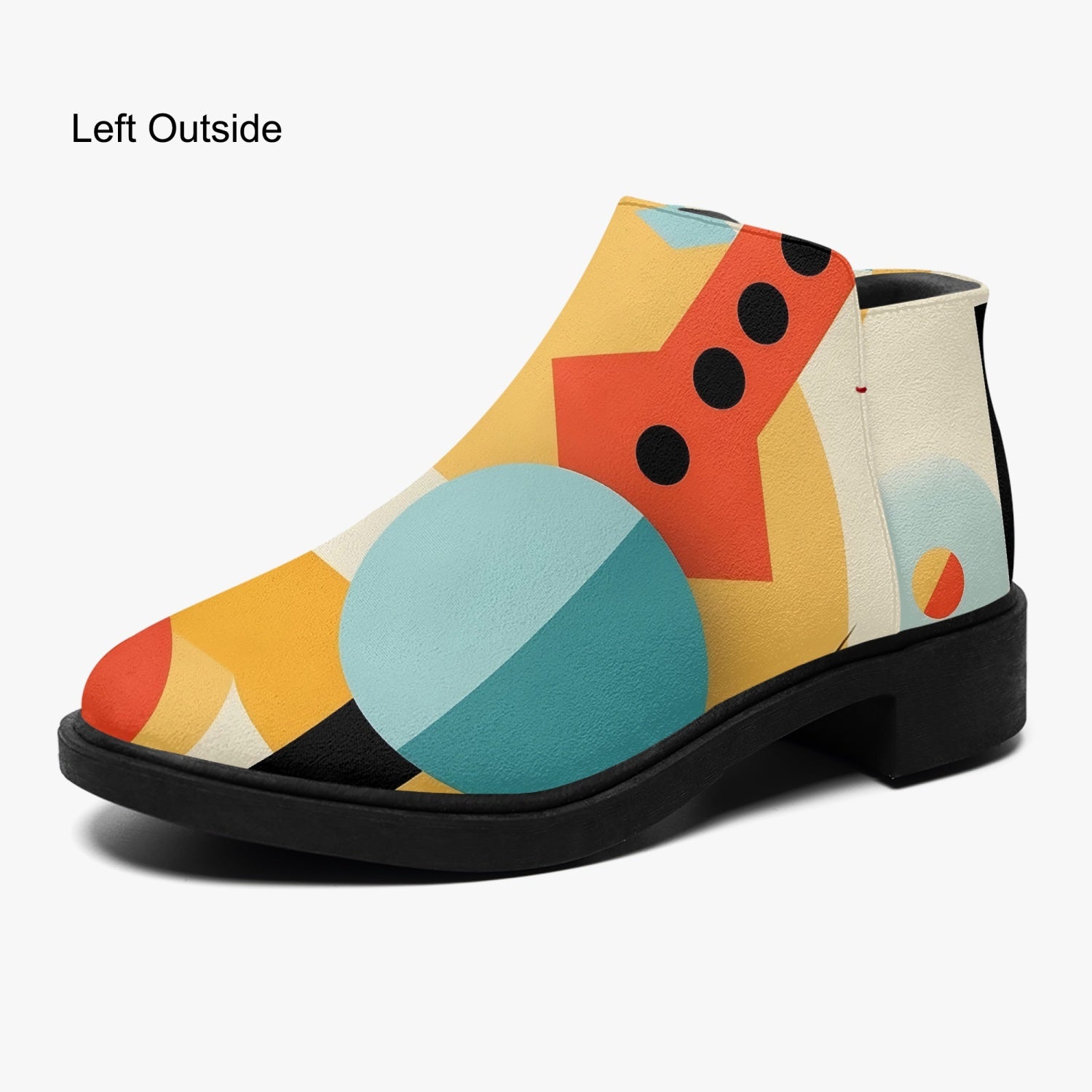 Mid Century Modern Bauhaus Designed Fashion Boots With Zipper (Unisex sizing) - Mid Century Modern Gal