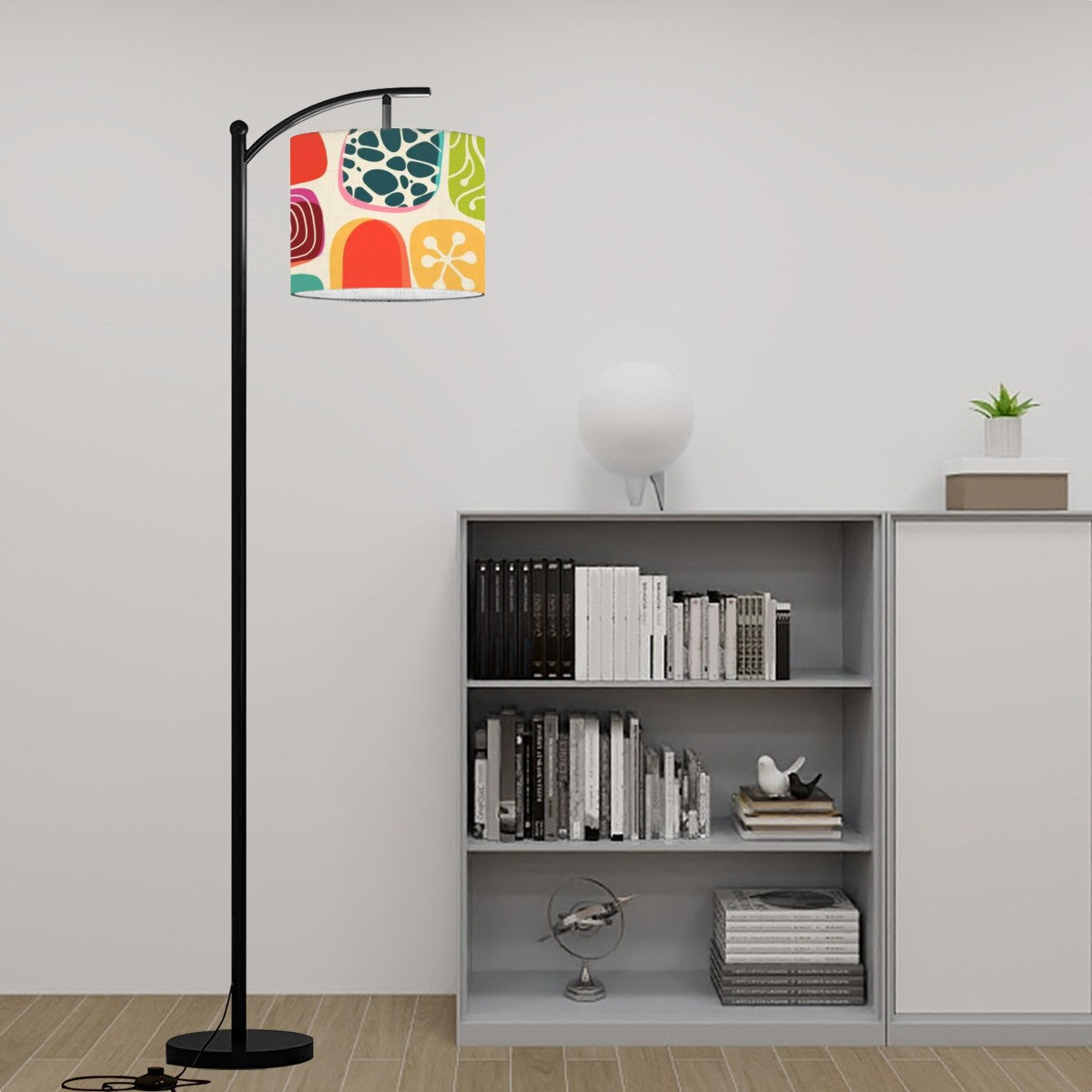 Mid Century Modern Floor Lamp, Amoeba Designed Kitschy Mod Lighting - Mid Century Modern Gal