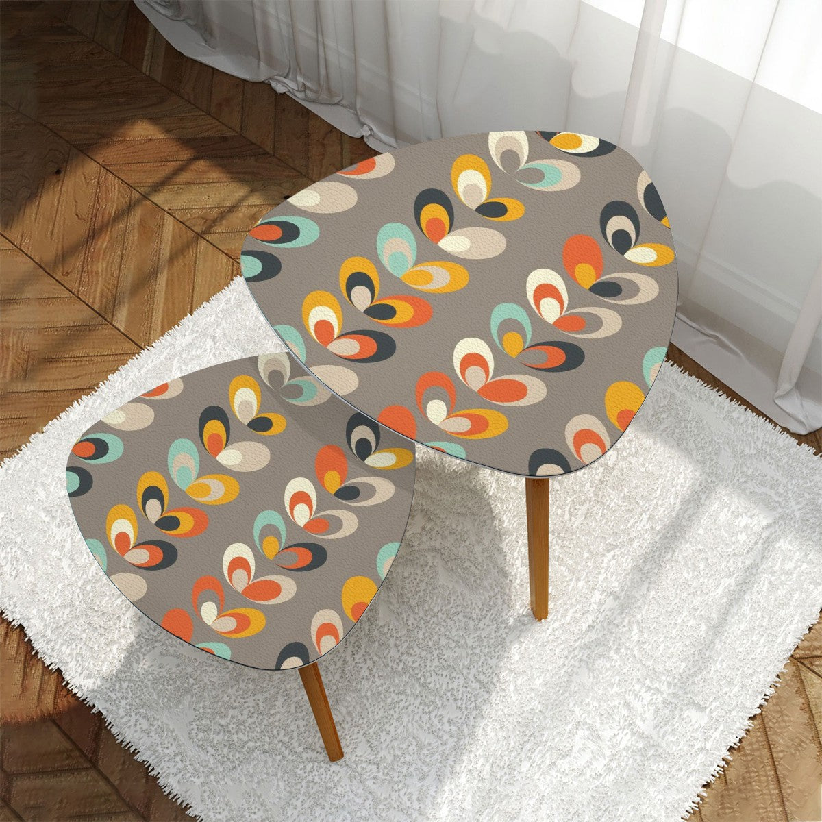 Mid Century Modern Scandinavian Designed Modern Danish Nesting Tables - Mid Century Modern Gal