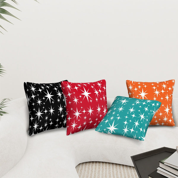 Mid Century Modern Atomic Starburst Mid Mod Pillow Covers