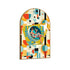 Mid Century Modern Bauhaus Designed Mod 60s Gal Kitschy Arc Wall Art - Mid Century Modern Gal