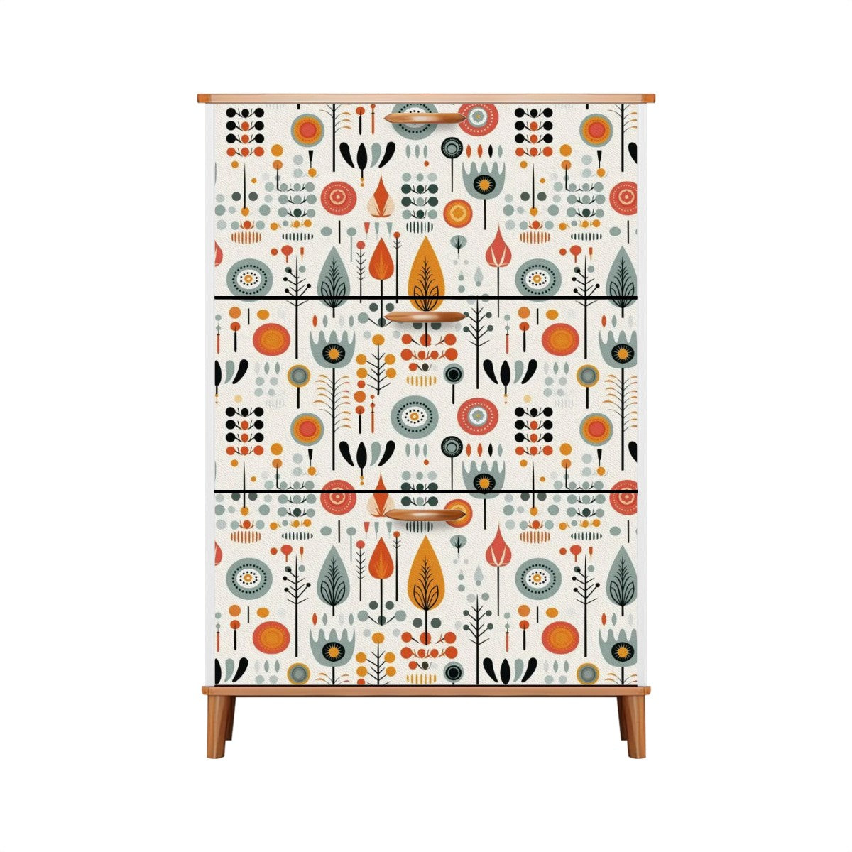 Mid Century Modern Scandinavian Designed Shoe Storage Shoe Cabinet - Mid Century Modern Gal