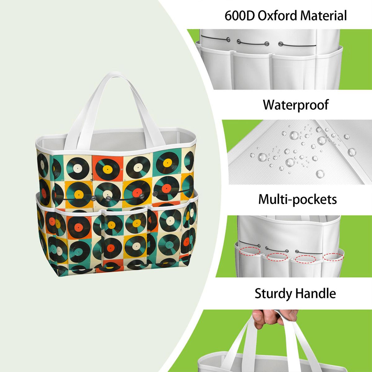 Retro Records, Groovy Mod Garden Tool Bag - Mid Century Modern Gal