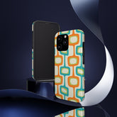 Mid Century Modern Groovy Googie Design, Colorful Smart Phone Touch Cases Phone Case iPhone 13 Pro Mid Century Modern Gal