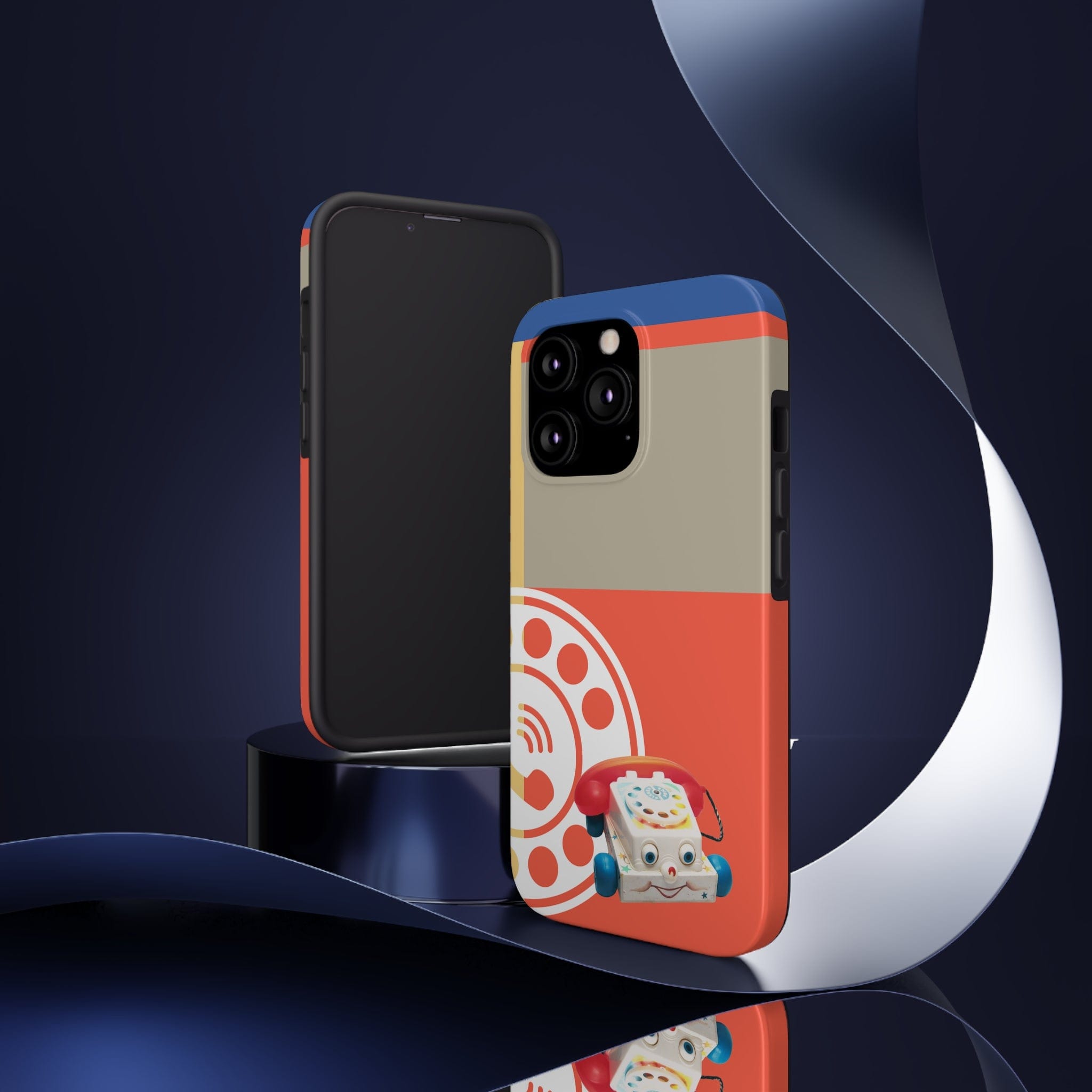 The First Original Phone, Eye Phone, Retro Kitschy Cute Rotary Phone, Tough Phone Cases Phone Case iPhone 13 Pro