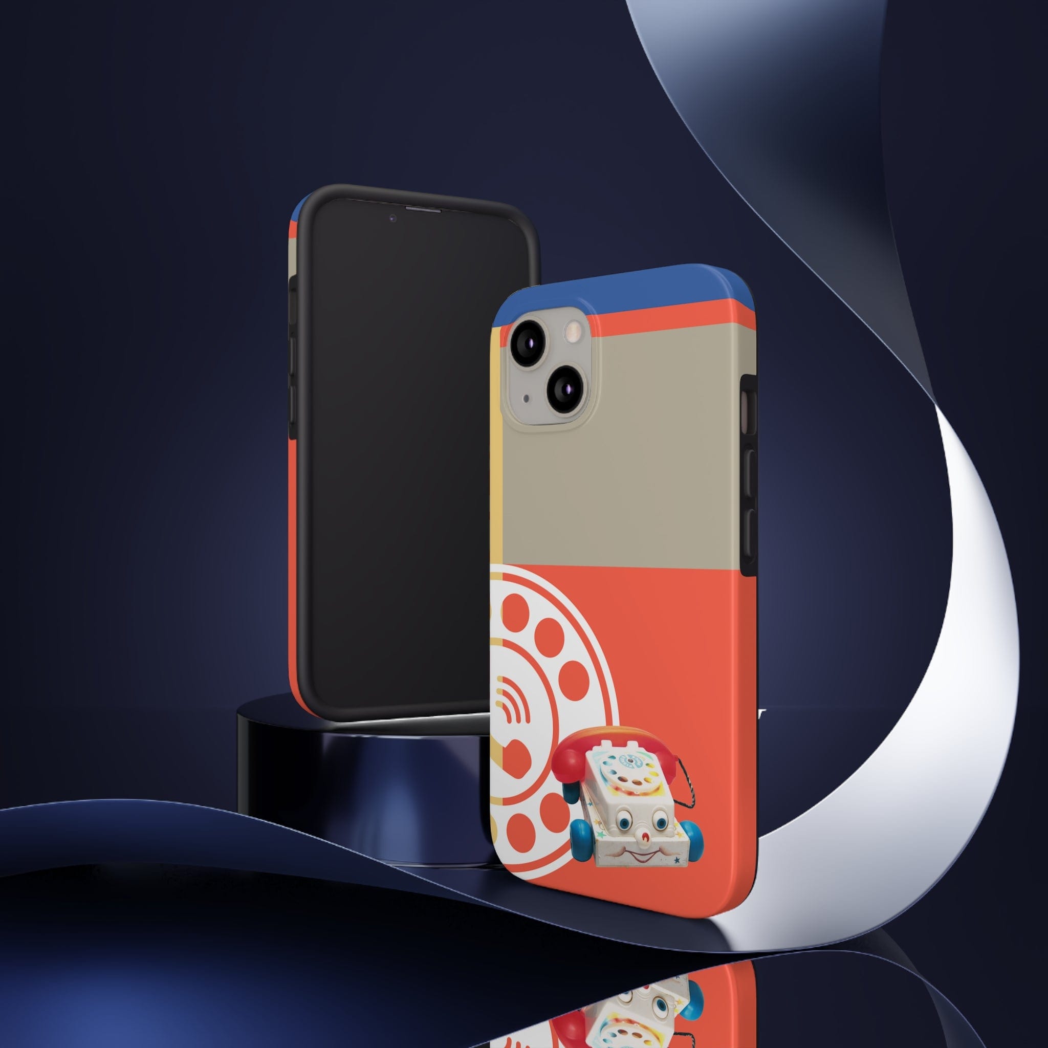 The First Original Phone, Eye Phone, Retro Kitschy Cute Rotary Phone, Tough Phone Cases Phone Case iPhone 13