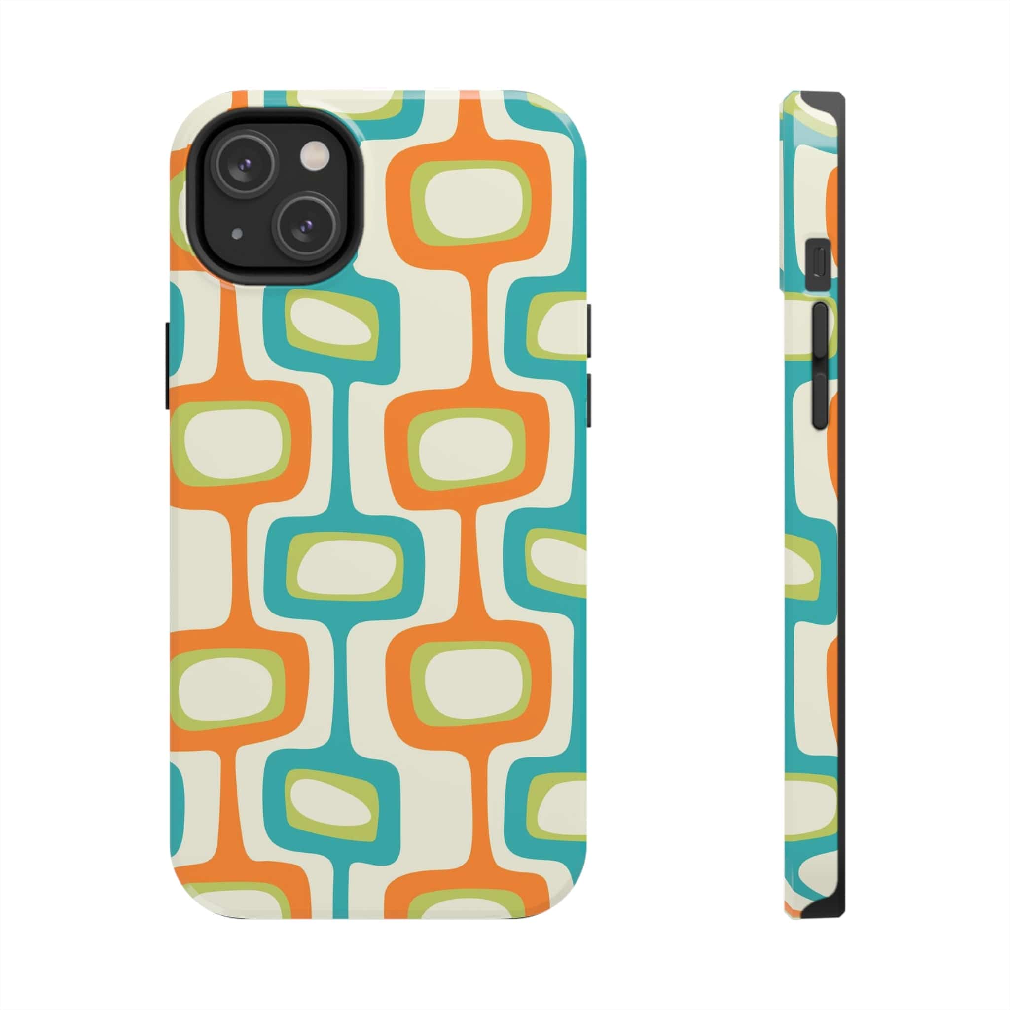 Mid Century Modern Groovy Googie Design, Colorful Smart Phone Touch Cases Phone Case