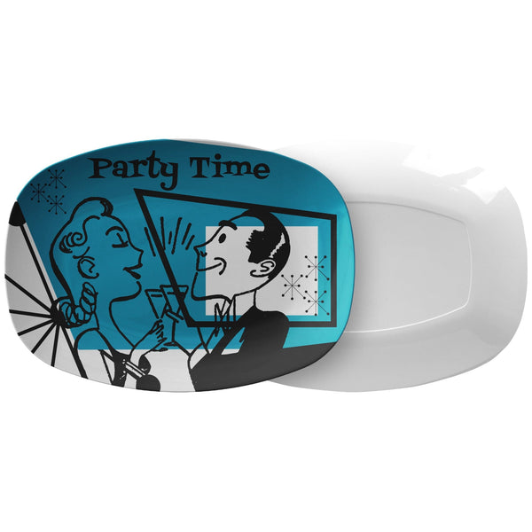 Mid Century Modern, Retro Party Time Platter