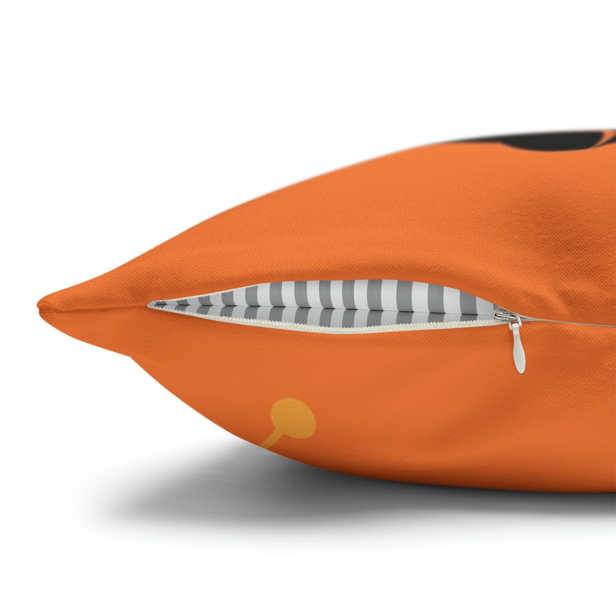 Mid Century Pillow Cover, Orange, Atomic Cats, Cat Mom, Cat Lover, Black Cat Pillow Pillow Cushion Mod Style By Mid Century Modern Gal Home Decor