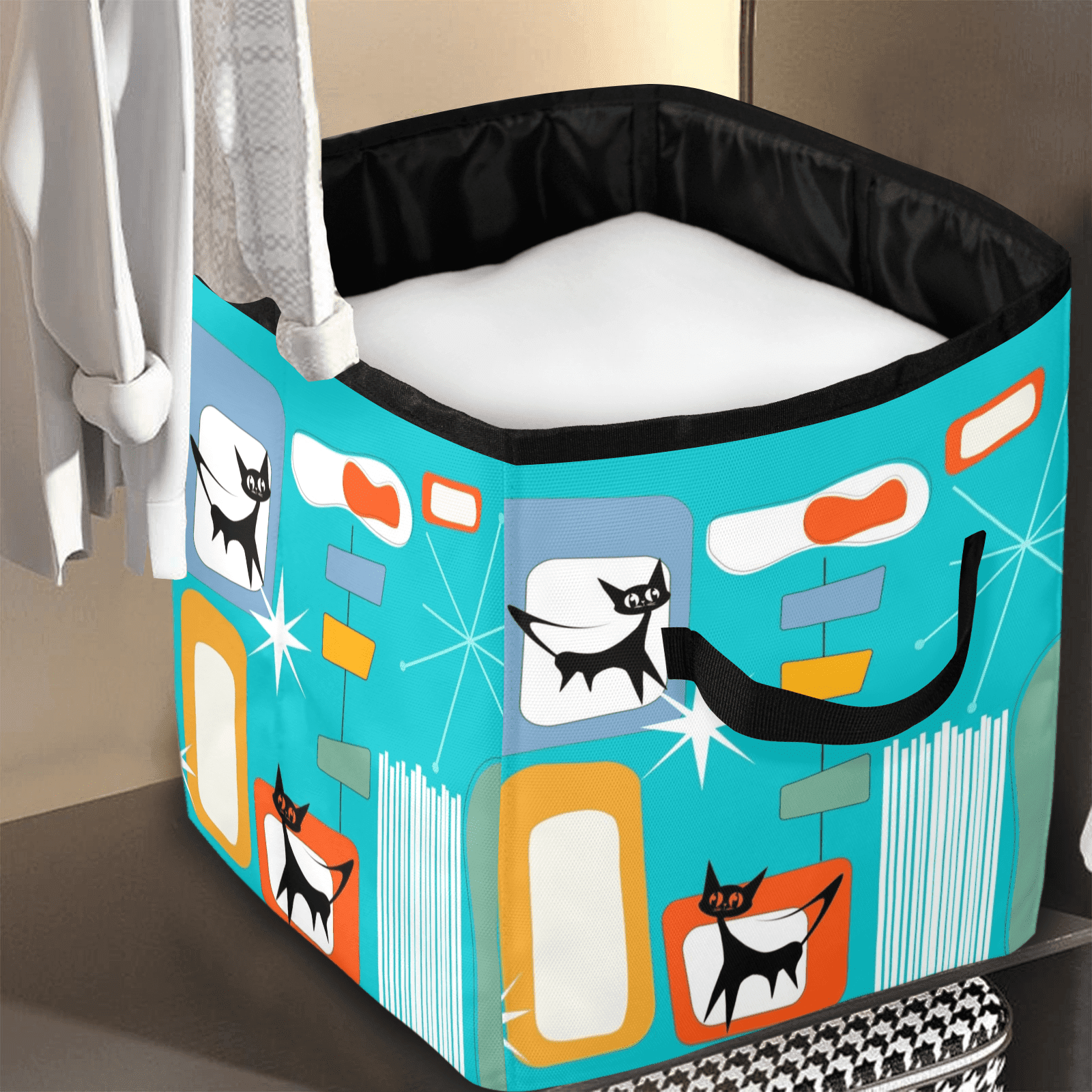 Modern Fabric Storage Bins, For Blankets, Pet Toys, Books, And More