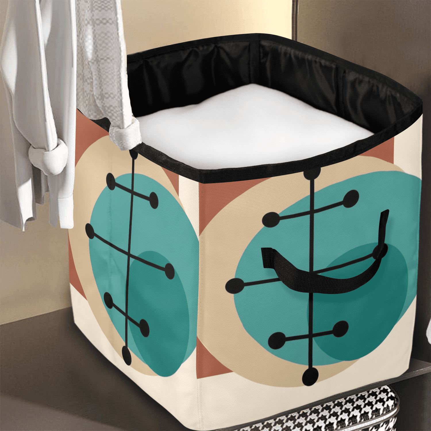 Modern Fabric Storage Bins, For Blankets, Pet Toys, Books, And More