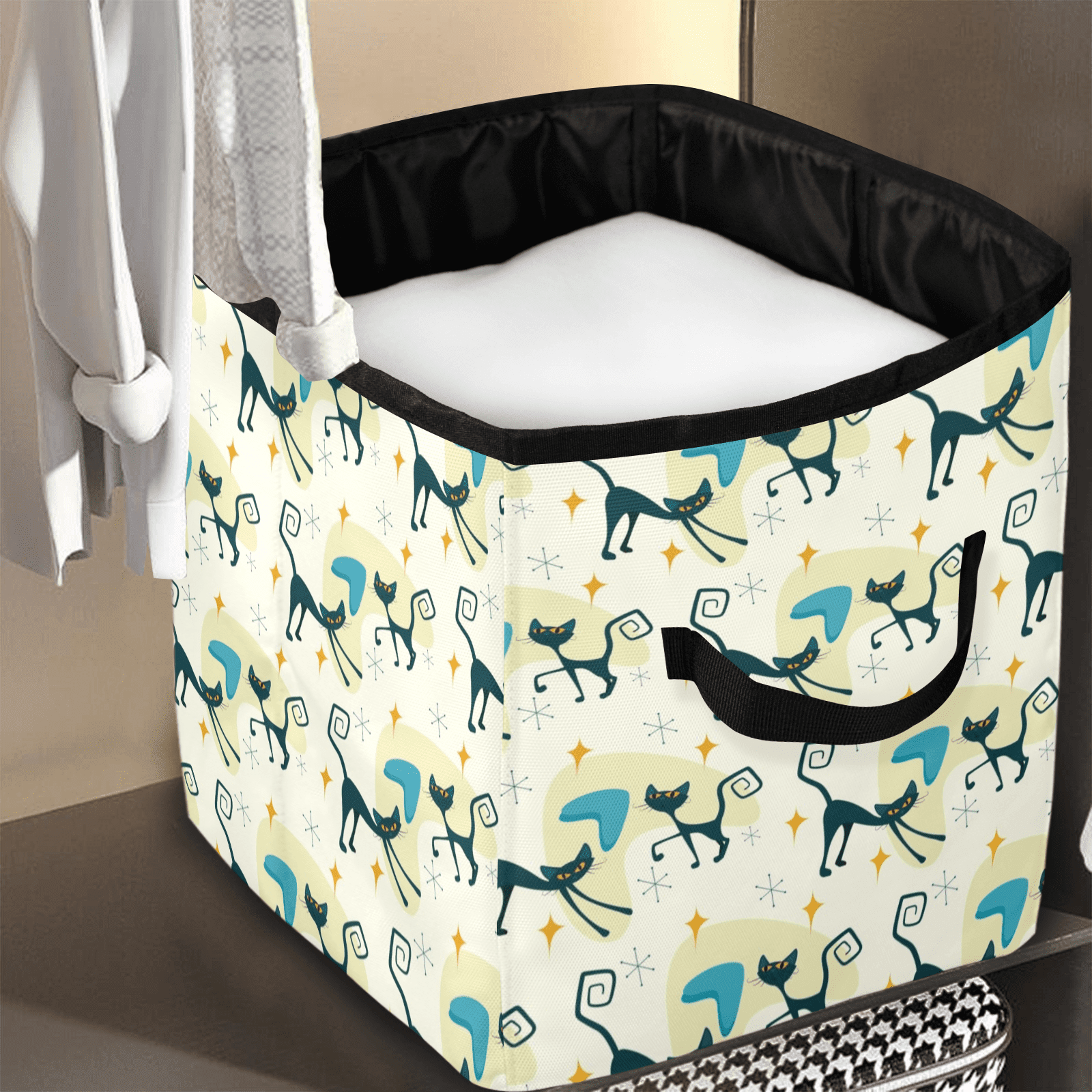 Modern Fabric Storage Bins, For Blankets, Pet Toys, Books, And More