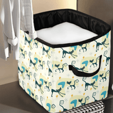 Modern Fabric Storage Bins, For Blankets, Pet Toys, Books, And More Mid Century Modern Gal