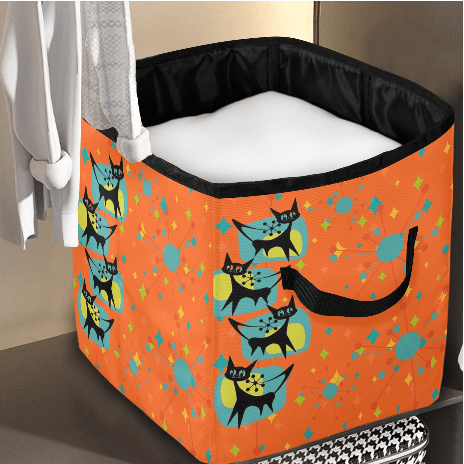 Modern Fabric Storage Bins, For Blankets, Pet Toys, Books, And More