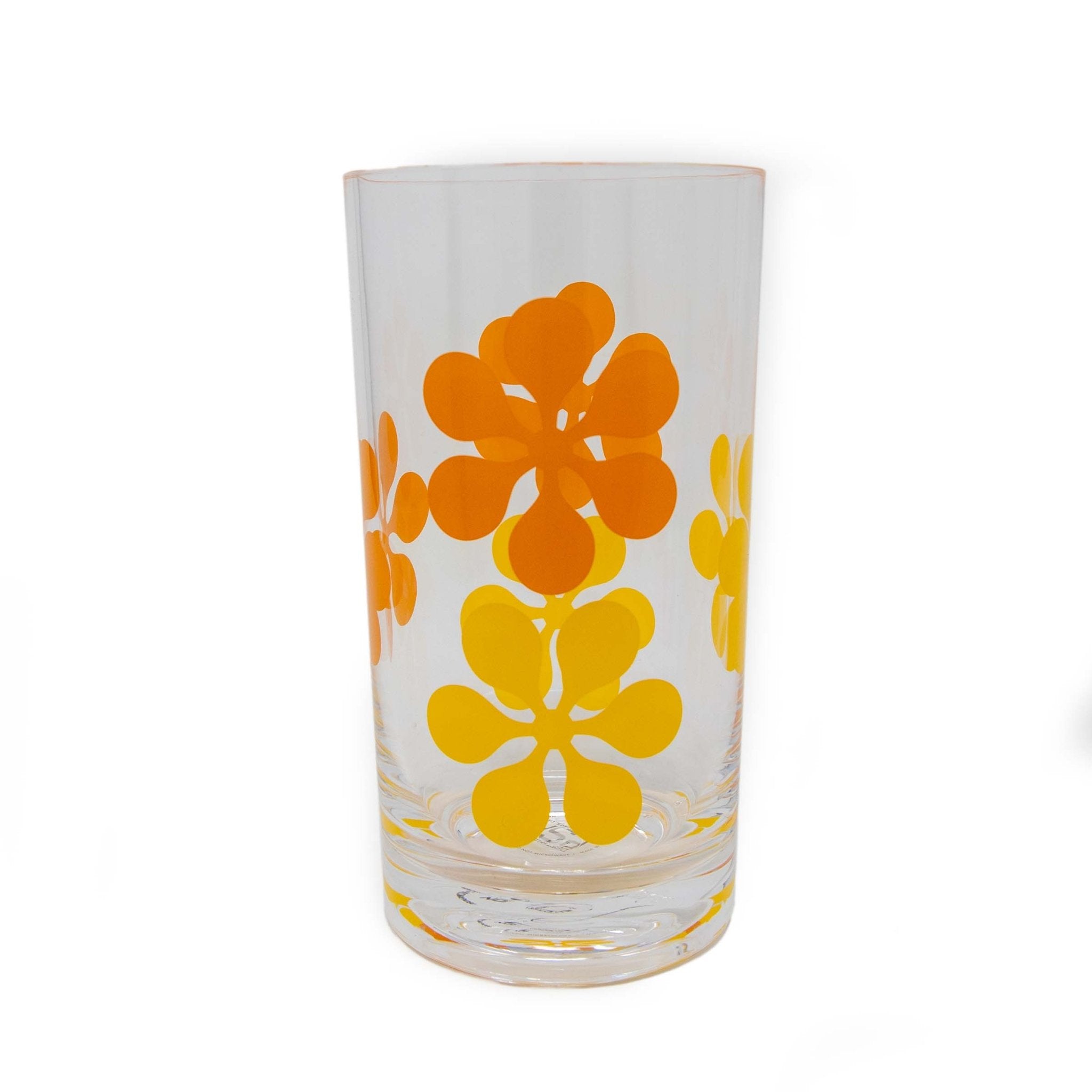 Modfest Acrylic Tumbler, Set of 4 (Yellow Orange)