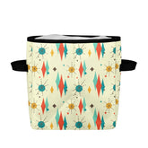 Modern Fabric Storage Bins, For Blankets, Pet Toys, Books, And More One Size / Franciscan Starburst Quilt Storage Bag Mid Century Modern Gal