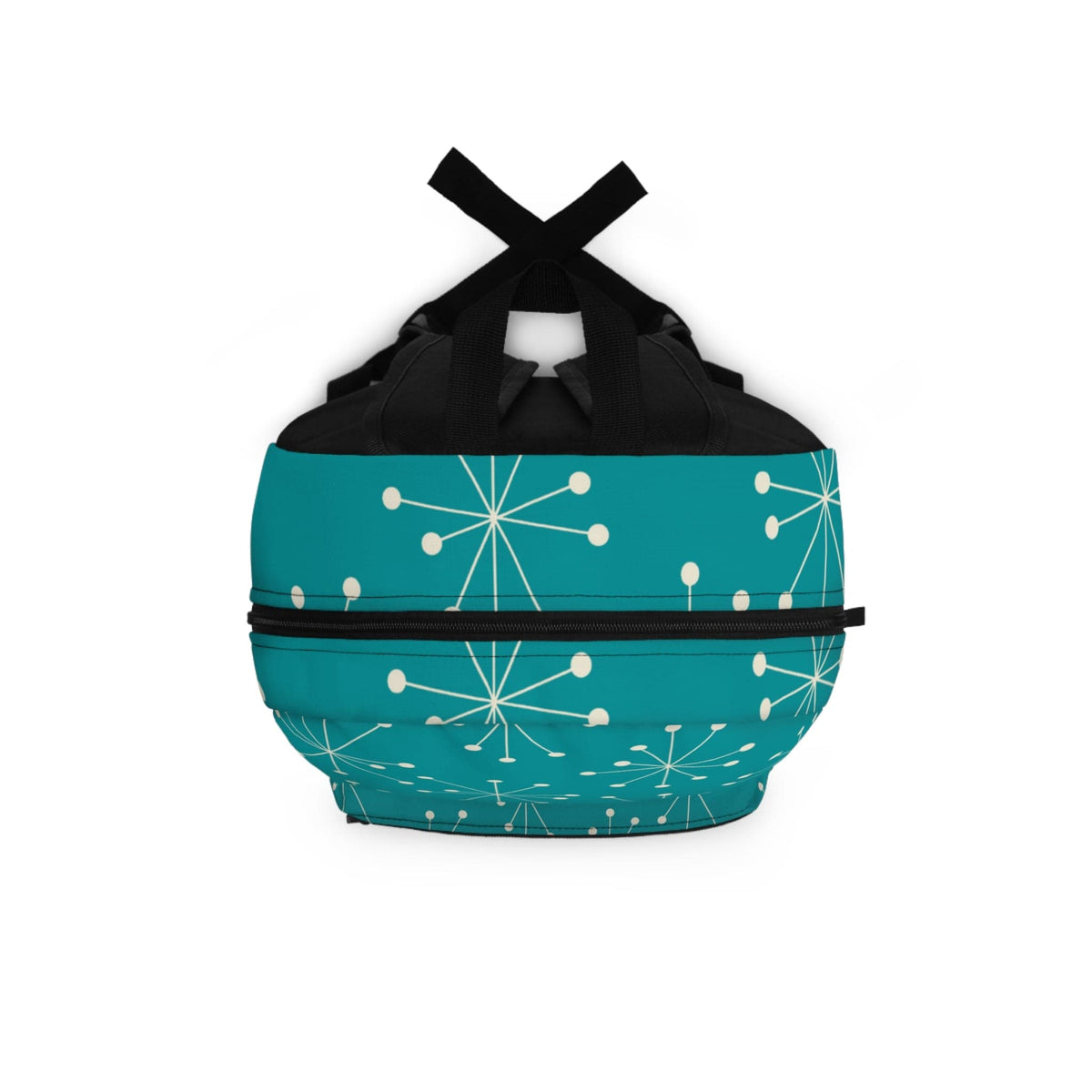 Mid Century Modern Aqua Blue, Atomic Cat, Kitschy, Travel, Office, School Backpack Bags One size