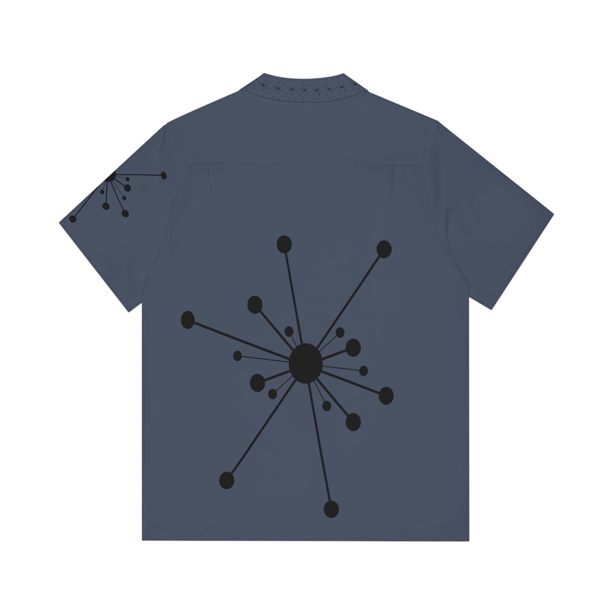 Real Cool Atomic Cat, With Real Cool Style, Retro Mid Mod, Midnight Blue Men&