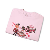 Vintage Valentine Retro LOVE, Let Me Call You Sweetheart, Gift For Wife, Girlfriend, Kitschy Cute Sweatshirt Sweatshirt S / Light Pink Mid Century Modern Gal