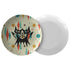 Atomic Cats, Kitschy Retro Kitchenware, Mid Century Modern Dinner Plates Kitchenware Single