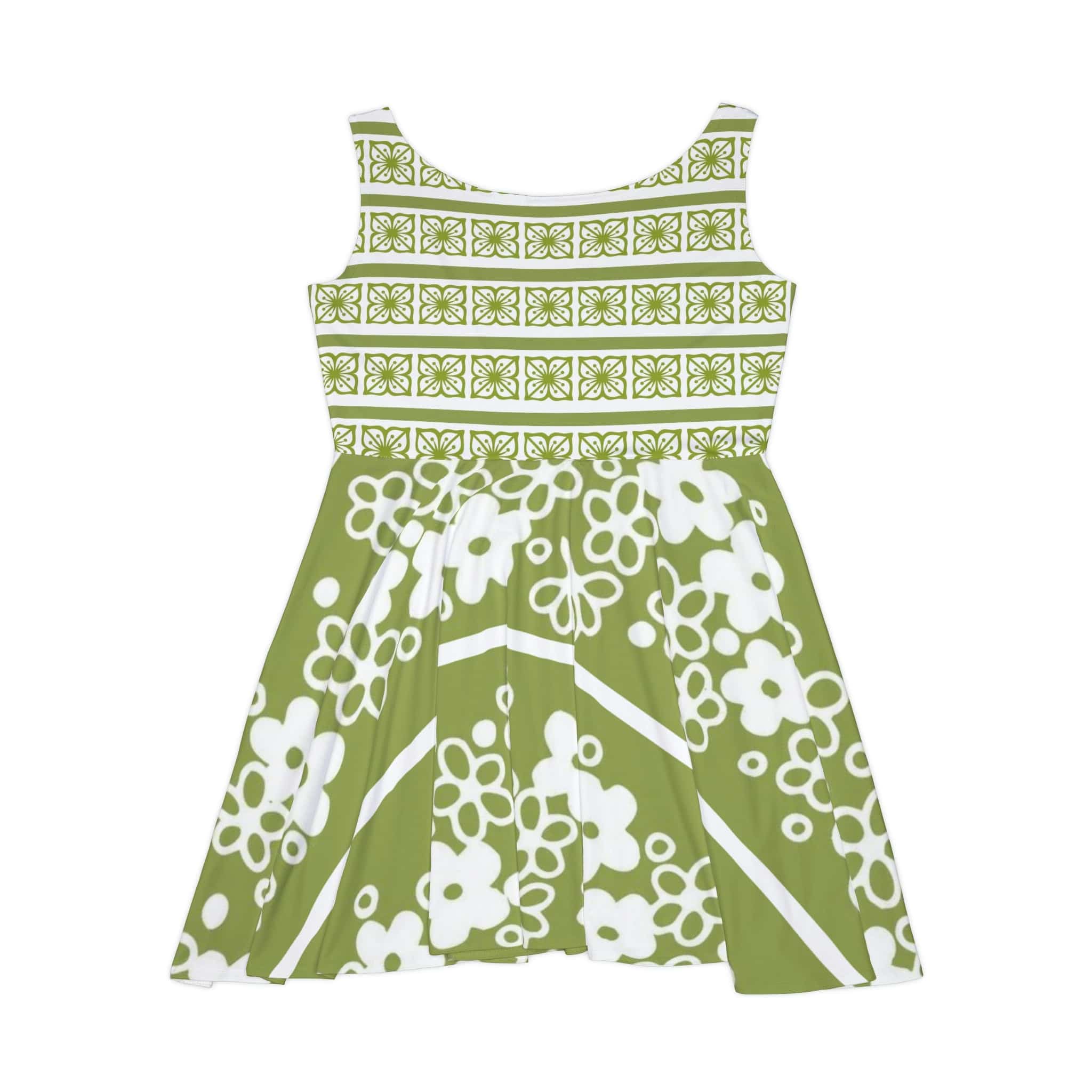 Spring Blossom, Verde, Spring Summer Retro Green Women&