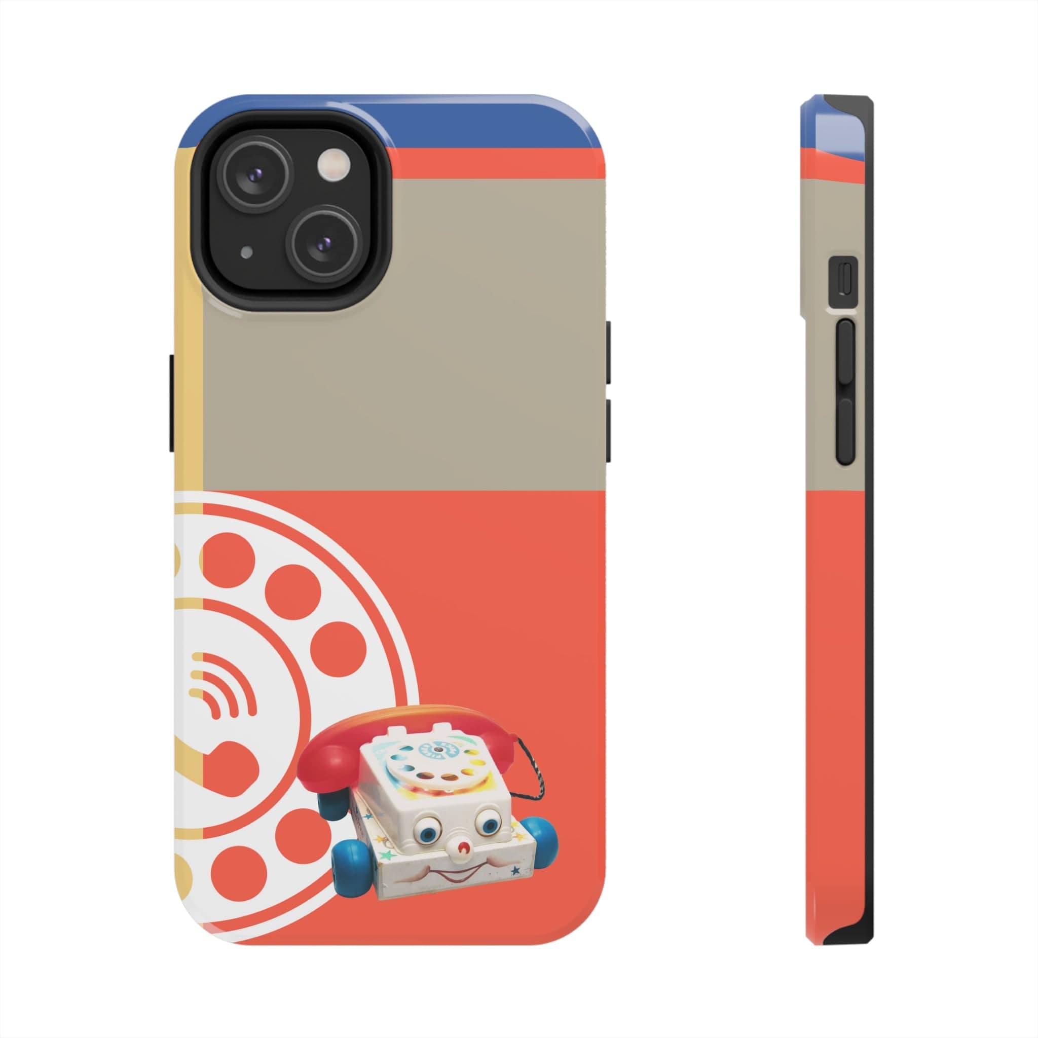 The First Original Phone, Eye Phone, Retro Kitschy Cute Rotary Phone, Tough Phone Cases Phone Case