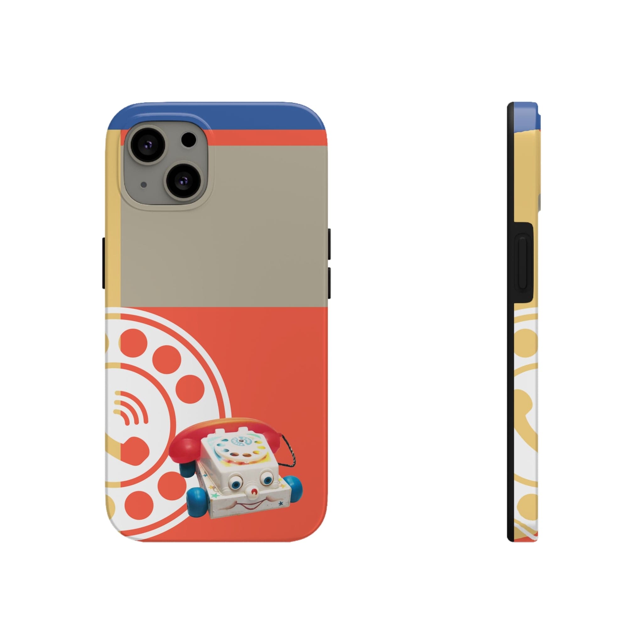 The First Original Phone, Eye Phone, Retro Kitschy Cute Rotary Phone, Tough Phone Cases Phone Case