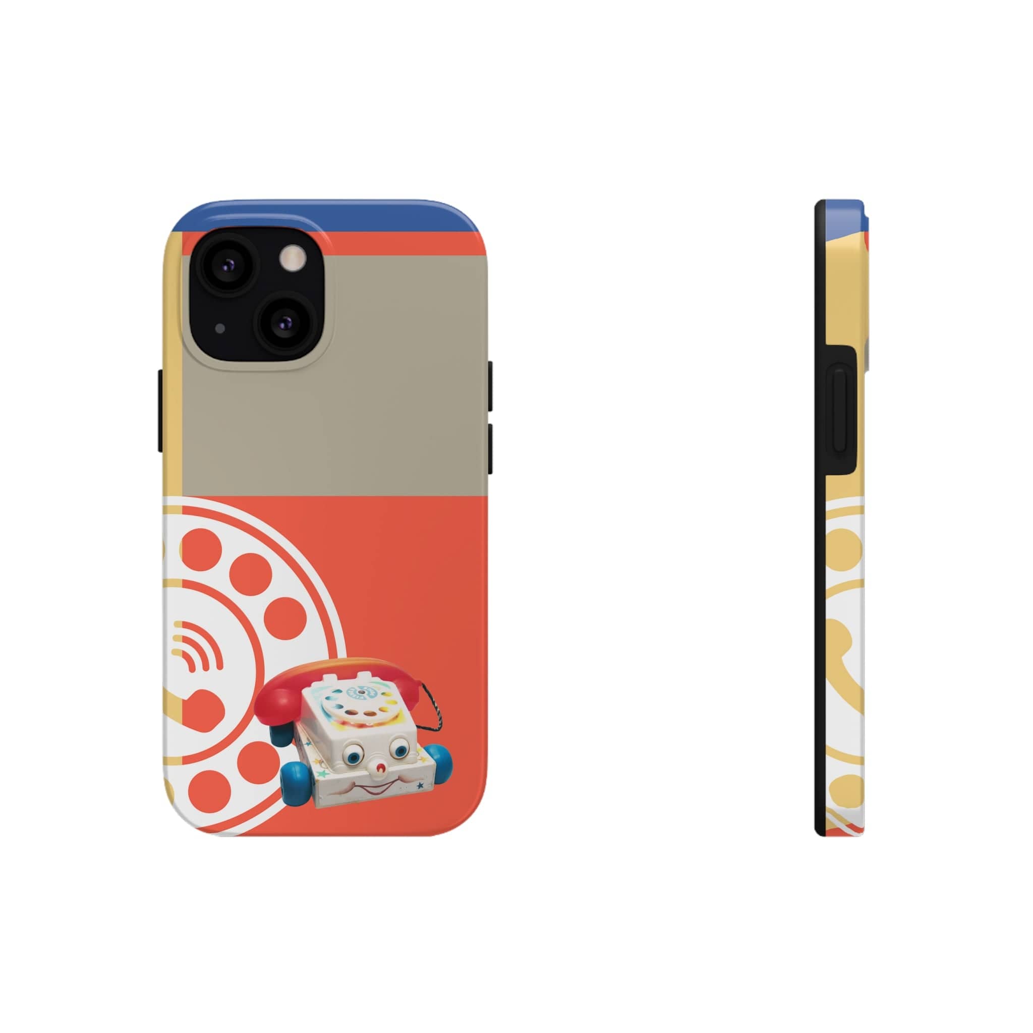 The First Original Phone, Eye Phone, Retro Kitschy Cute Rotary Phone, Tough Phone Cases Phone Case