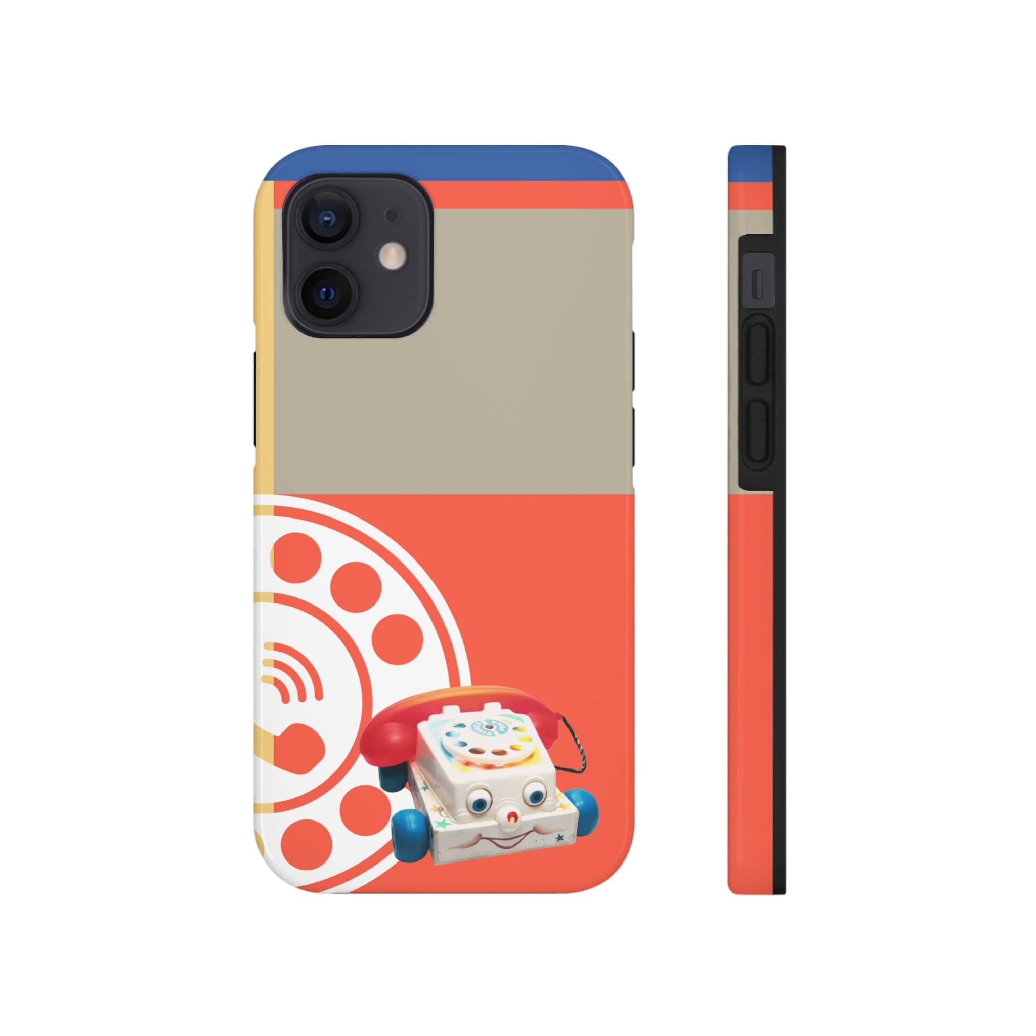 The First Original Phone, Eye Phone, Retro Kitschy Cute Rotary Phone, Tough Phone Cases Phone Case