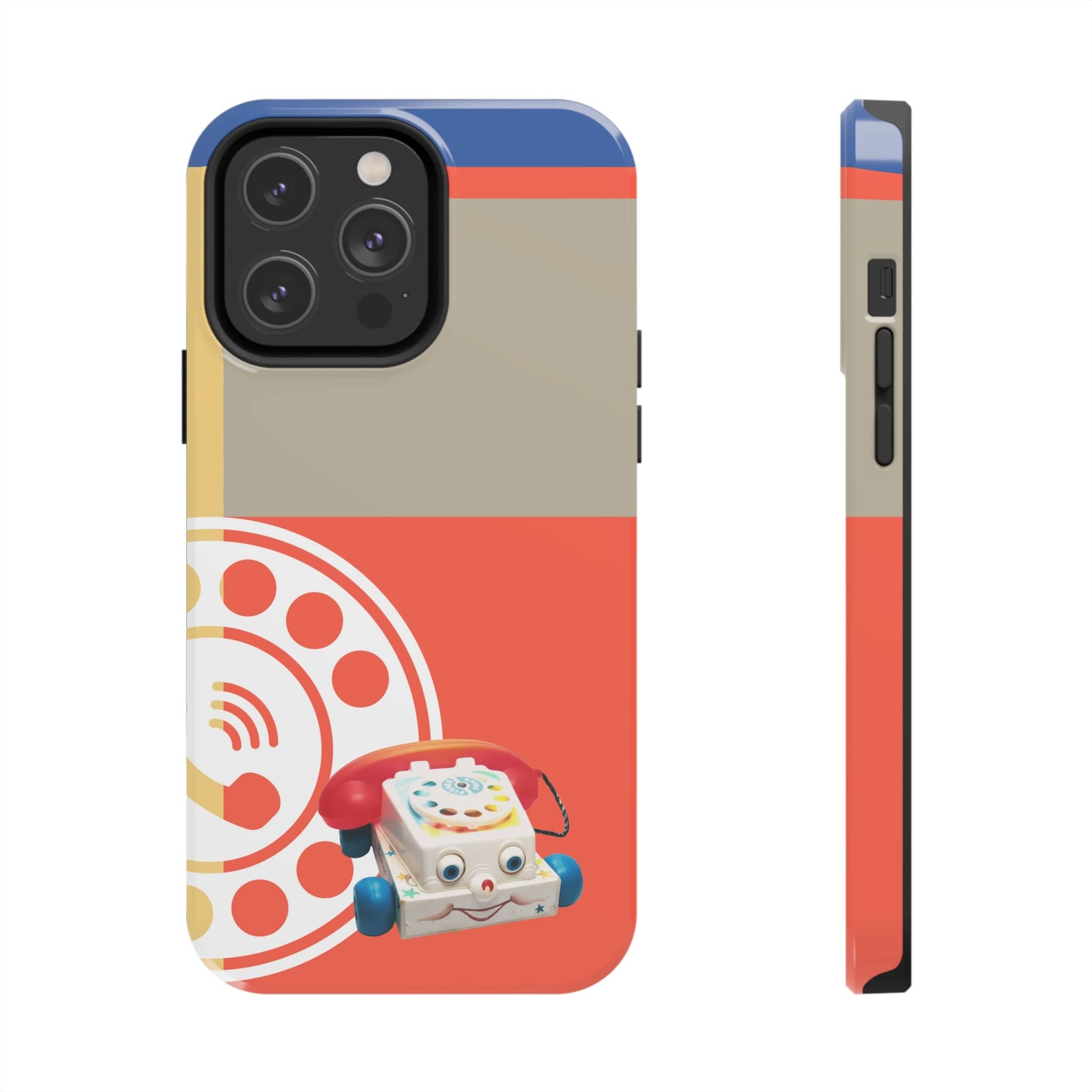 The First Original Phone, Eye Phone, Retro Kitschy Cute Rotary Phone, Tough Phone Cases Phone Case