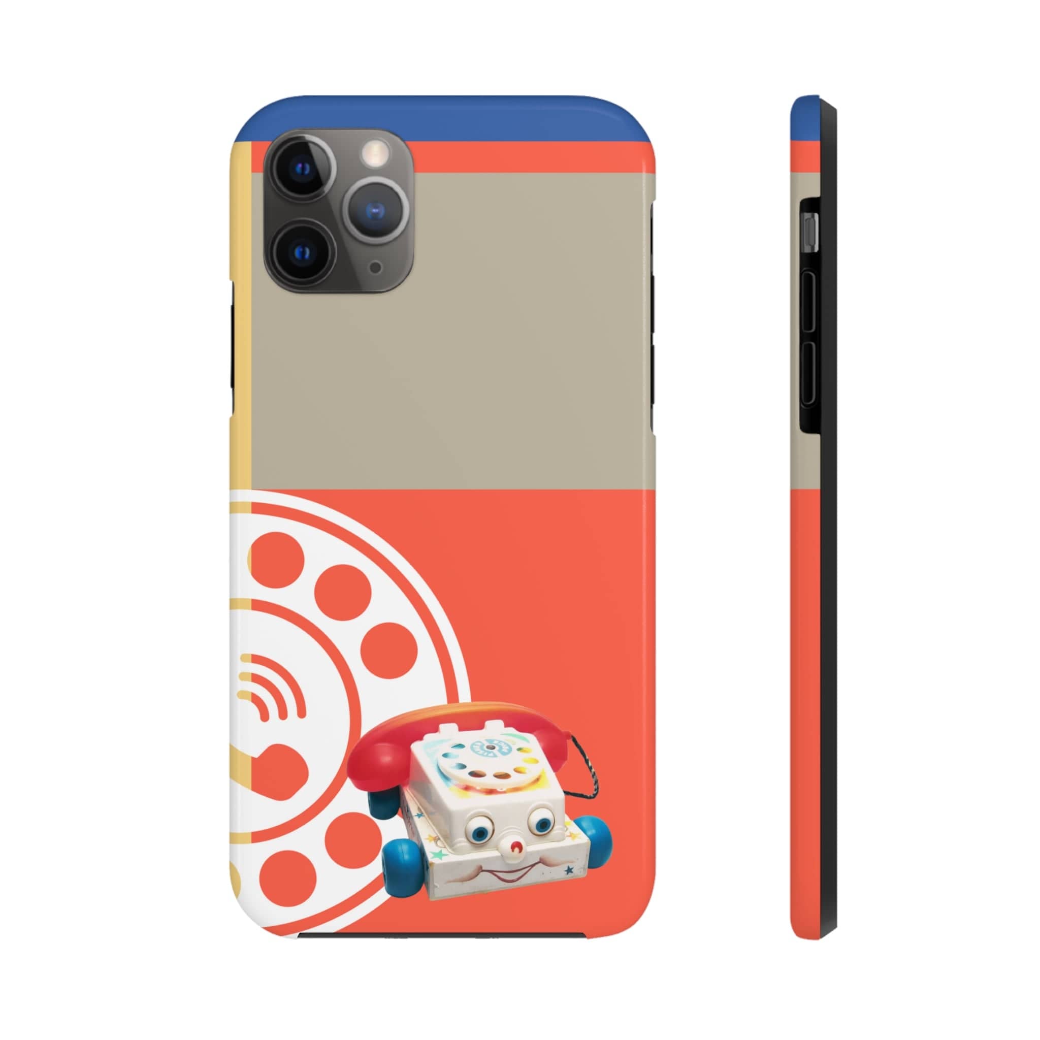 The First Original Phone, Eye Phone, Retro Kitschy Cute Rotary Phone, Tough Phone Cases Phone Case